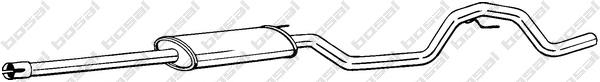 Compre 13228529 General Motors Silenciador, parte central