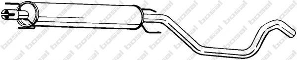 Compre 285423 Bosal Silenciador, parte central