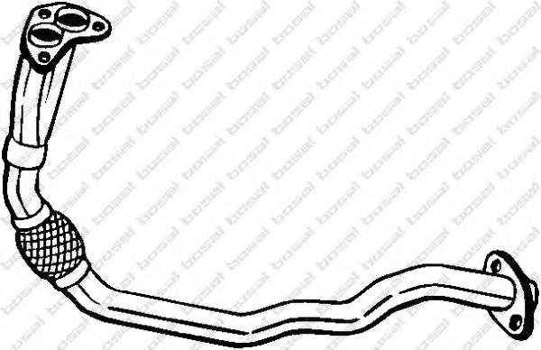 BM70288 BM Catalysts Silenciador, parte dianteira