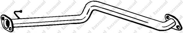 1426067J02 Suzuki Silenciador, parte central
