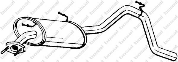  Silenciador, parte traseira Suzuki Ignis II hatchback (FH) (2003 - 2026) II