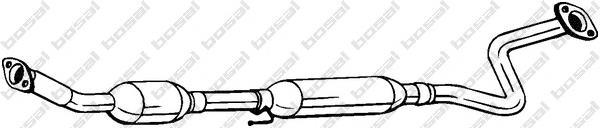 174100D200 Toyota Silenciador, parte dianteira