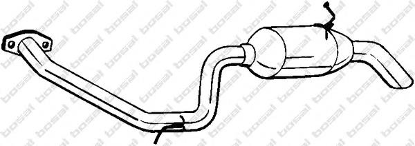 174100Y030 Toyota Silenciador, parte traseira