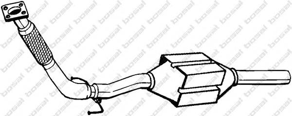 6Q0254502EX VAG Silenciador, parte dianteira
