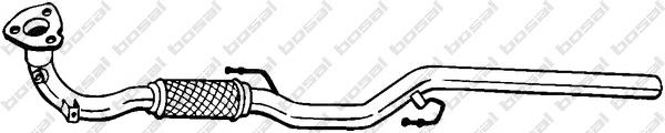 6Q0253091 VAG Silenciador, parte dianteira