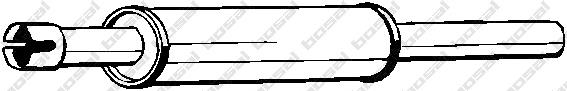 Compre 3A0253209 VAG Silenciador, parte central