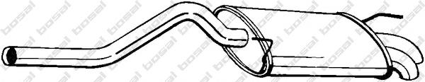 Silenciador, parte traseira 22628 Sigam