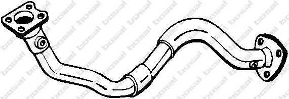 Silenciador, parte dianteira 753153 Bosal