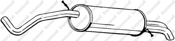 Compre 278033 Bosal Silenciador, parte traseira