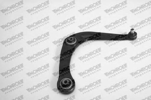 00003521P5 Peugeot/Citroen Braço oscilante inferior direito de suspensão dianteira