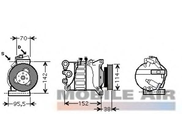 Compressor de aparelho de ar condicionado Ford 30780043 preço, a partir de 309,55 USD