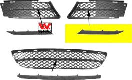 Moldura de grelha do radiador esquerdo BMW 51117134091 preço, a partir de 8,77 USD
