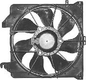 Difusor do radiador de esfriamento, montado com motor e roda de aletas Ford 2T148C607EC