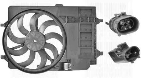 Difusor do radiador de esfriamento, montado com motor e roda de aletas 17117541092 BMW