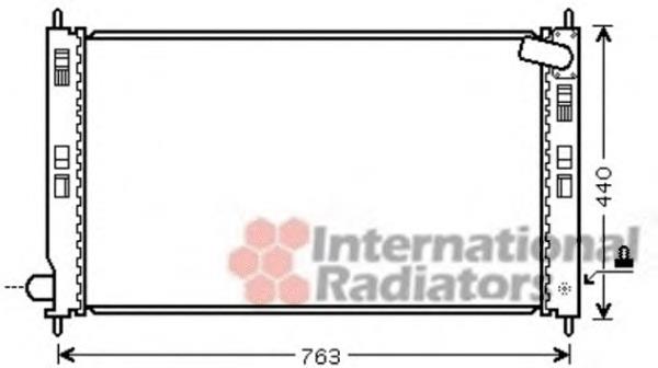 Compre 613MBA075 TYC Radiador de esfriamento de motor