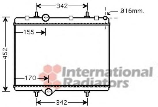 Radiador de esfriamento de motor Peugeot/Citroen 1330K0 preço, a partir de 114,80 USD