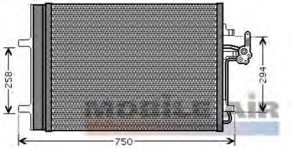 Radiador de aparelho de ar condicionado Land Rover 9G9119710BA preço, a partir de 90,68 USD