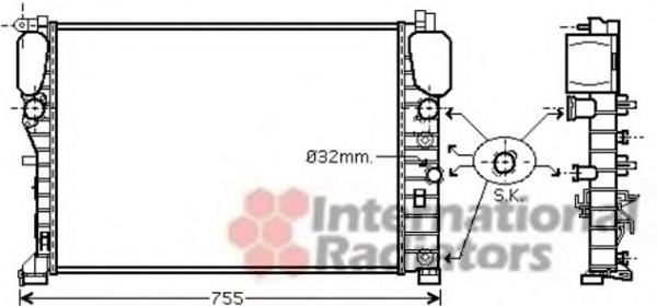 Radiador de esfriamento de motor VALEO 735382 preço, a partir de 126,21 USD