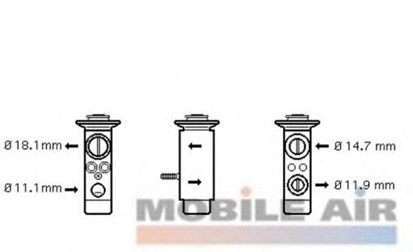 Compre A1698300684 Mercedes Válvula TRV de aparelho de ar condicionado