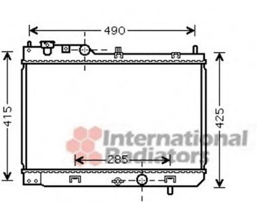 RF3H15200B Mazda Radiador de esfriamento de motor