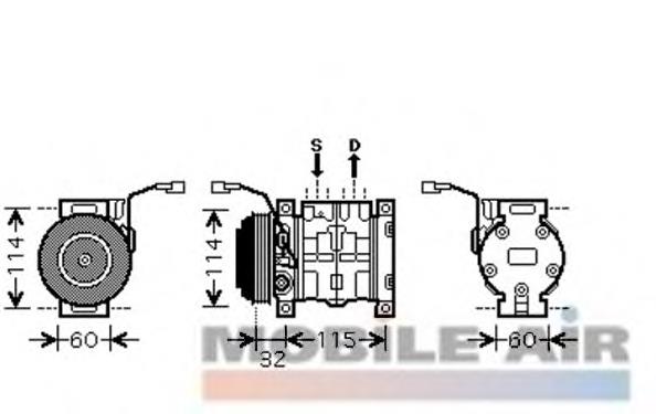 Compre 700510646 DRI Compressor de aparelho de ar condicionado