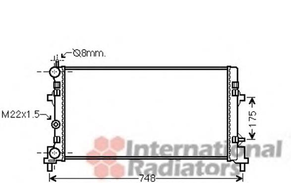 Compre TP15640012 Tempest Radiador de esfriamento de motor
