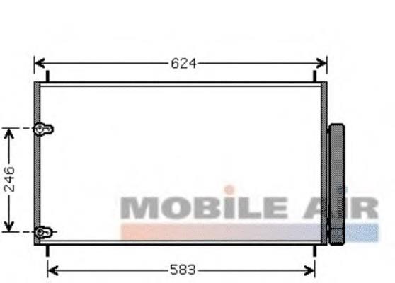 Compre 88460AZ002 Toyota Radiador de aparelho de ar condicionado