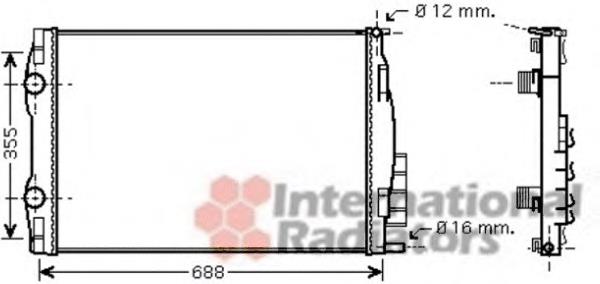 Radiador de esfriamento de motor Polcar 601308A1 preço, a partir de 85,13 USD