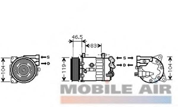 Compressor de aparelho de ar condicionado Lucas ACP546 preço, a partir de 329,61 USD