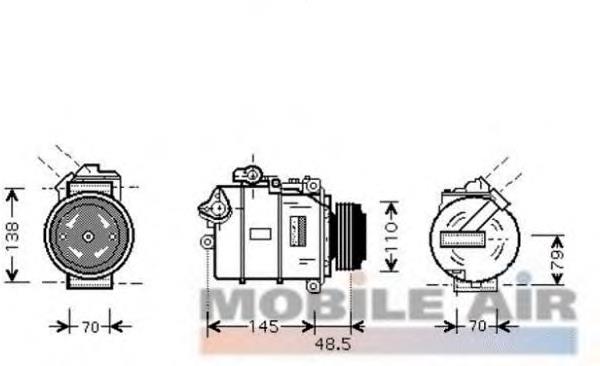 Compre 4472208029 BMW Compressor de aparelho de ar condicionado