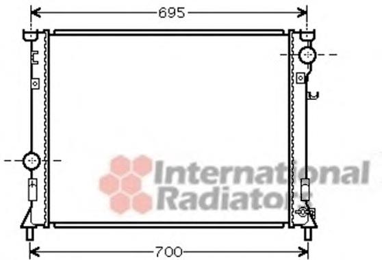 Radiador de esfriamento de motor Chrysler 68050131AA preço, a partir de 113,04 USD
