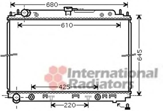 Radiador de esfriamento de motor VAN Wezel 13002297 preço, a partir de 180,91 USD