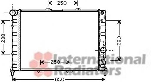 Compre 60056 Nissens Radiador de esfriamento de motor