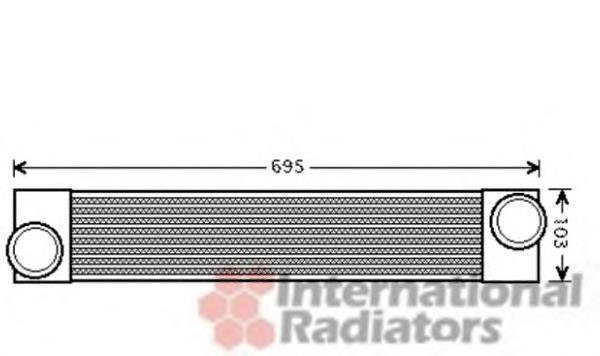 057005N Dasis Radiador de intercooler