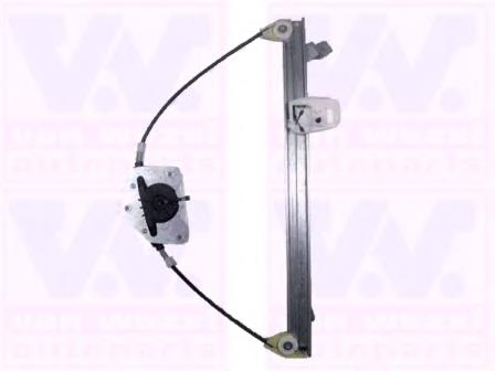 1608415680 Peugeot/Citroen Mecanismo de acionamento de vidro da porta dianteira esquerda