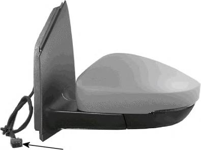 Compre 6R0857934B VAG Espelho de retrovisão direito