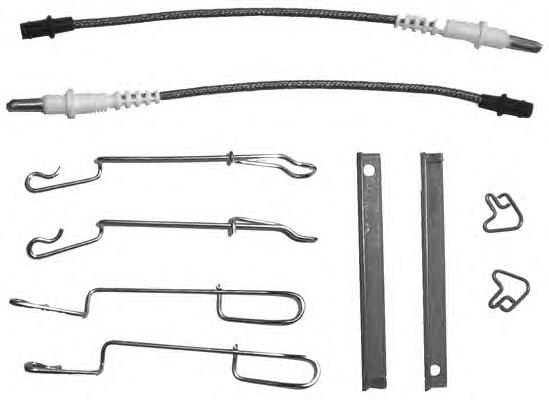 Kit de reparação das sapatas do freio Mercedes A0004200402