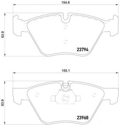 2379401 Textar Sapatas do freio dianteiras de disco