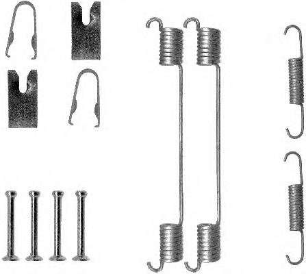 6R0698545 VAG Kit de reparação dos freios traseiros