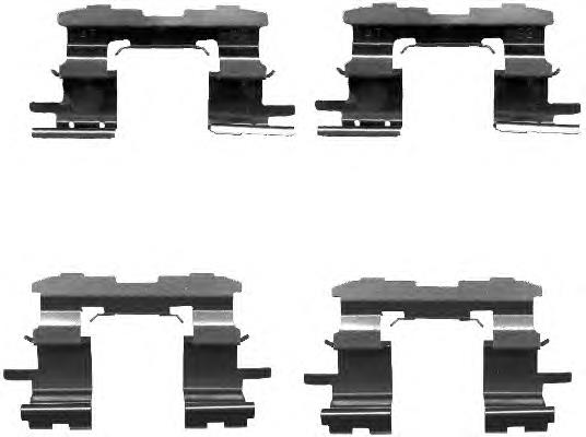Kit de molas de fixação de sapatas de disco dianteiras Toyota 049470D010 preço, a partir de 8,05 USD