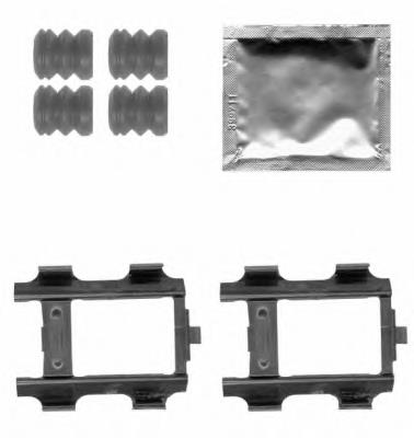 Kit de molas de fixação de sapatas de disco traseiras 0004217391 Mercedes