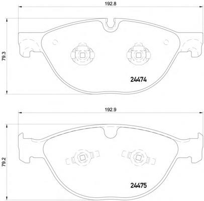 Sapatas do freio dianteiras de disco Jaguar C2D3801 preço, a partir de 75,02 USD