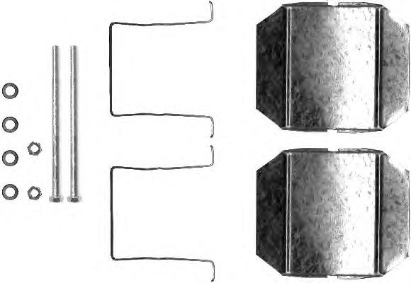 Kit de reparação dos freios traseiros 182347 Febi