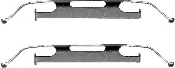 Kit de molas de fixação de sapatas de disco dianteiras VAG 8D0615269 preço, a partir de 14,79 USD