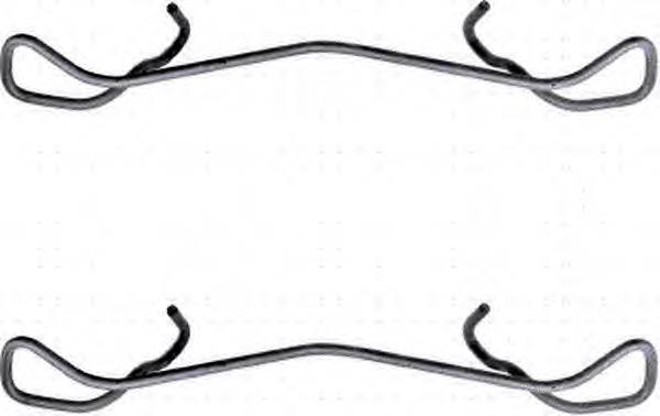 Kit de reparação das sapatas do freio 0004200402 Mercedes