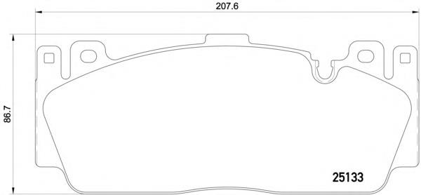 Sapatas do freio dianteiras de disco BMW 34112284970 preço, a partir de 312,00 USD