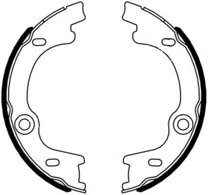 GFK24AF Japan Parts Sapatas do freio de estacionamento