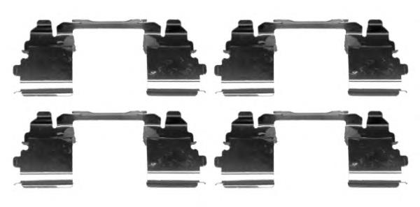93162076 Iveco Kit de reparação de suporte do freio dianteiro
