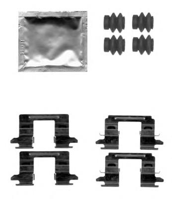 Compre D40809N00A Nissan/Infiniti Chapa anti-ruído de fixação de sapata do freio traseira
