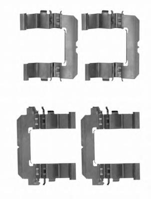 Compre 26232AJ000 Subaru Kit de molas de fixação de sapatas de disco dianteiras